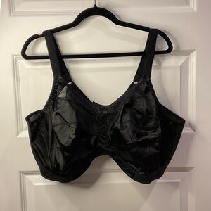 Bare Necessities ' Goddess Keira 48H Satin Women's Bra Black ' Wireless Soft Cup